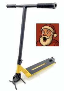 UrbanArtt Champ "M" Scooter Yellow Black