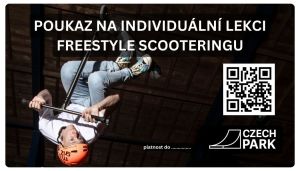 Individuální lekce freestyle scooteringu se Scoot School