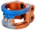 Oath Cage V2 Clamp Orange Blue Titanium