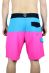 MAUI Neon Aloha Board Shorts Blue