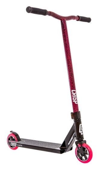 Crisp Blaster Scooter Black Pink Cracking