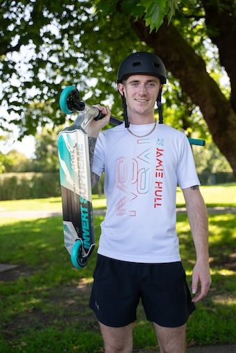 IVS Journey 3 Jamie Hull Scooter Raw Teal