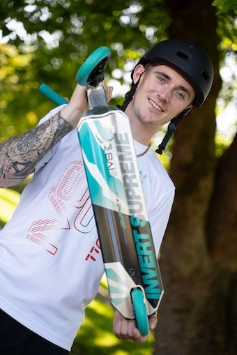IVS Journey 3 Jamie Hull Scooter Raw Teal