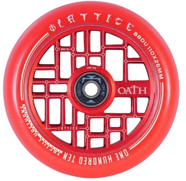 Oath Lattice 110 Wheel Red