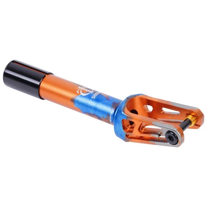 Oath Shadow SCS Fork Orange Blue Titanium