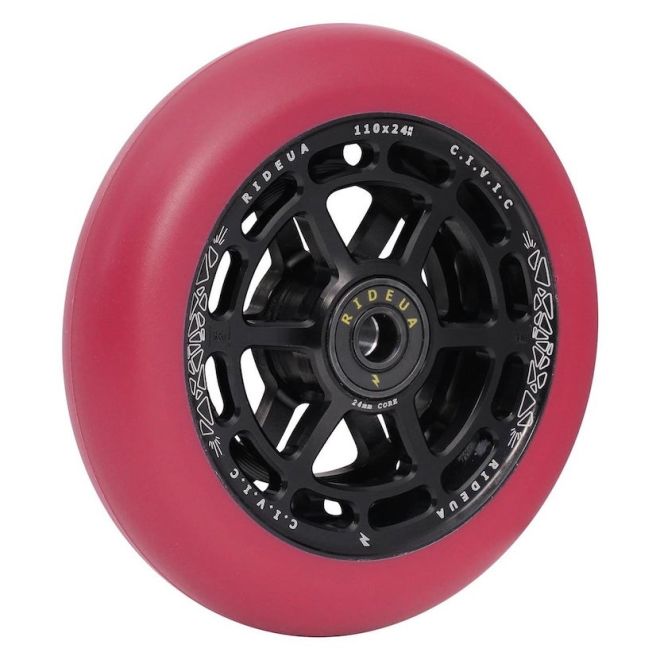 UrbanArtt Civic 110 Wheel Red Black