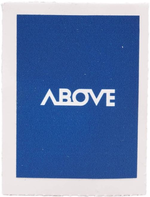 Above Square Sticker Blue