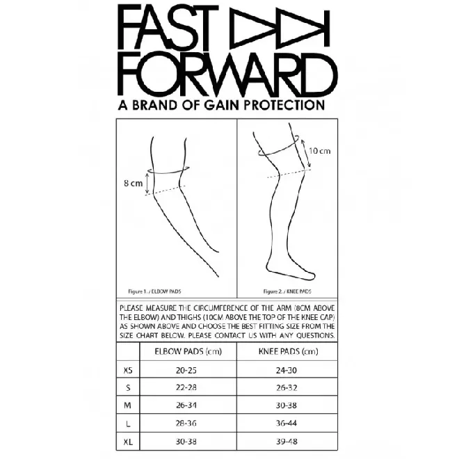 Gain Fast Forward Knee & Elbow Rookie Pads