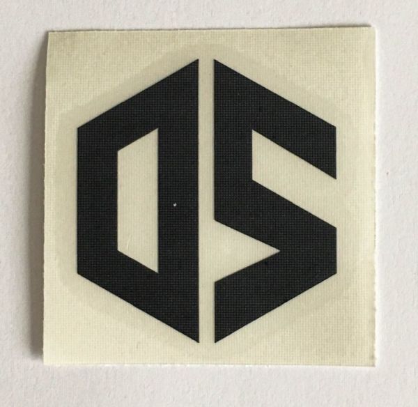 David Senkyr Logo Sticker Black