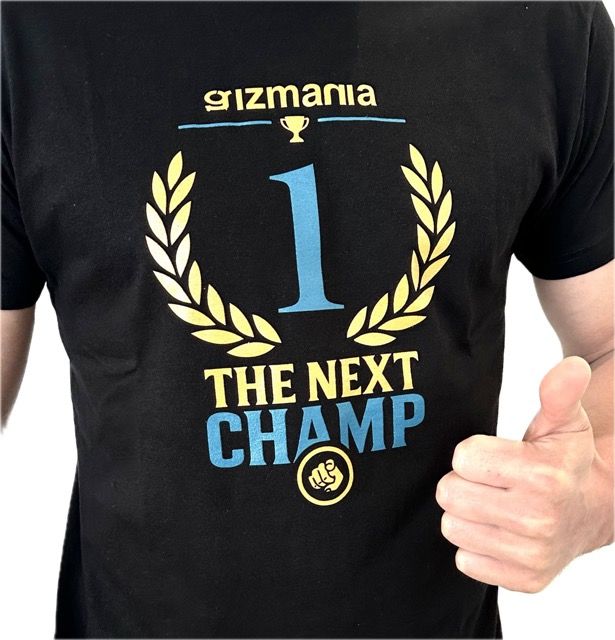Gizmania THE NEXT CHAMP T-shirt