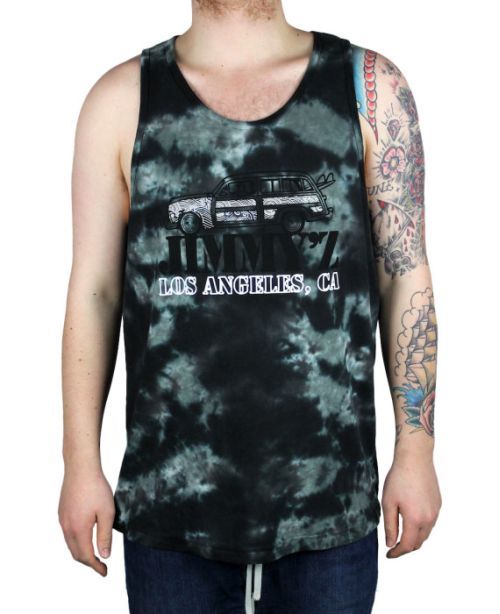 JIMMY´Z LA Tie Dye Tank Top Black