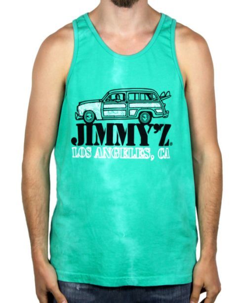 JIMMY´Z LA Tie Dye Tank Top Green