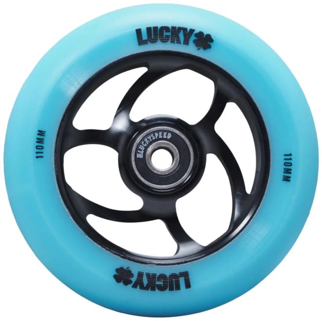 Lucky Torsion 110 Wheel Teal Black