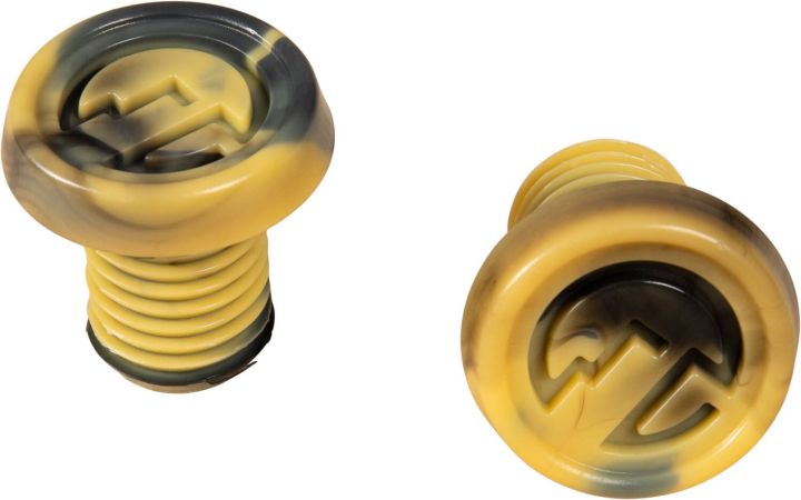 North Industry Grips Black Canary Yellow Swirl