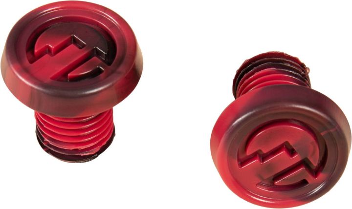 North Industry Grips Black Red Swirl