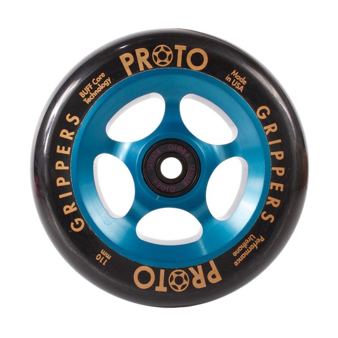 PROTO Gripper 110 Wheel Black on Blue