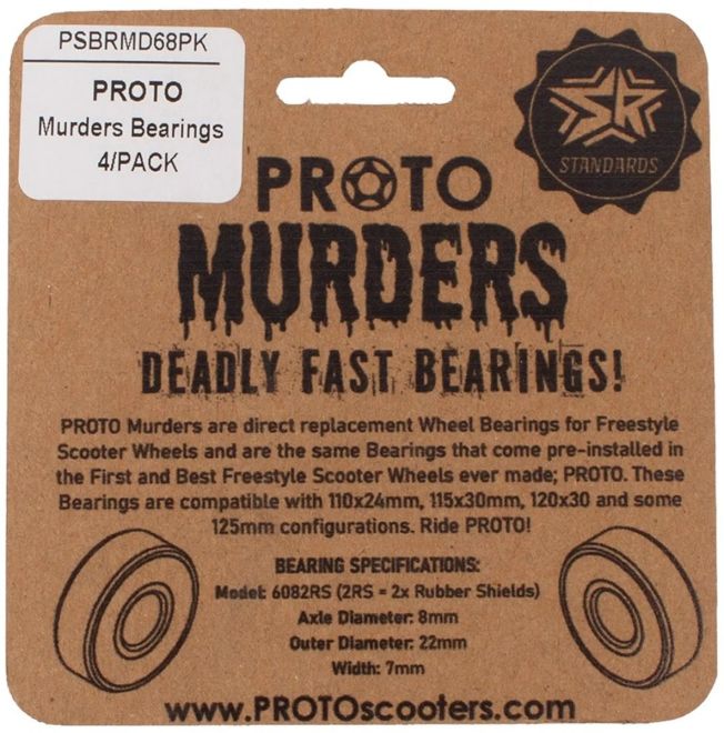 Proto Murder 4-Pack Bearings