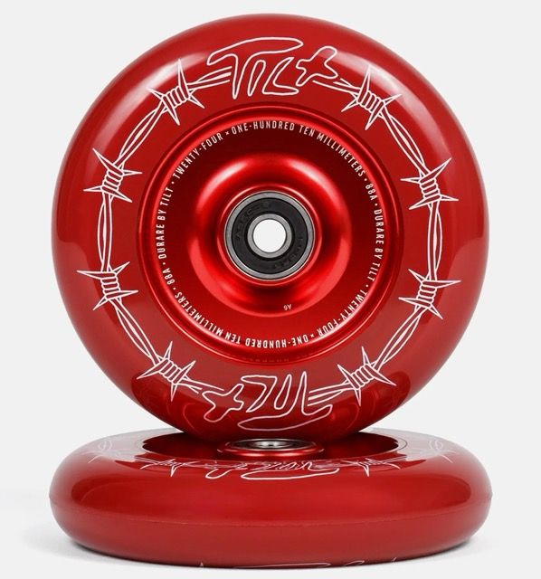 Tilt Durare Barbed 110 Wheel Crimson