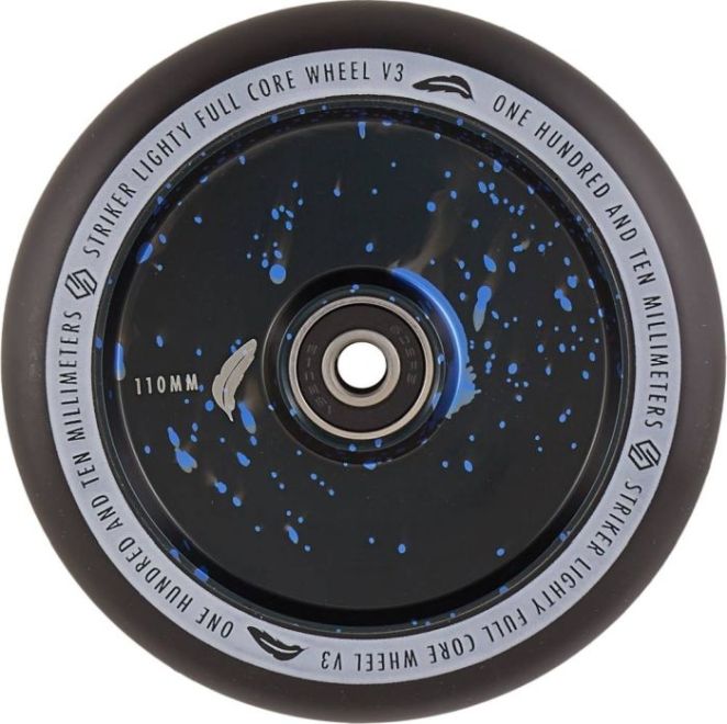 Striker Lighty Full Core V3 110 Wheel Blue Splash