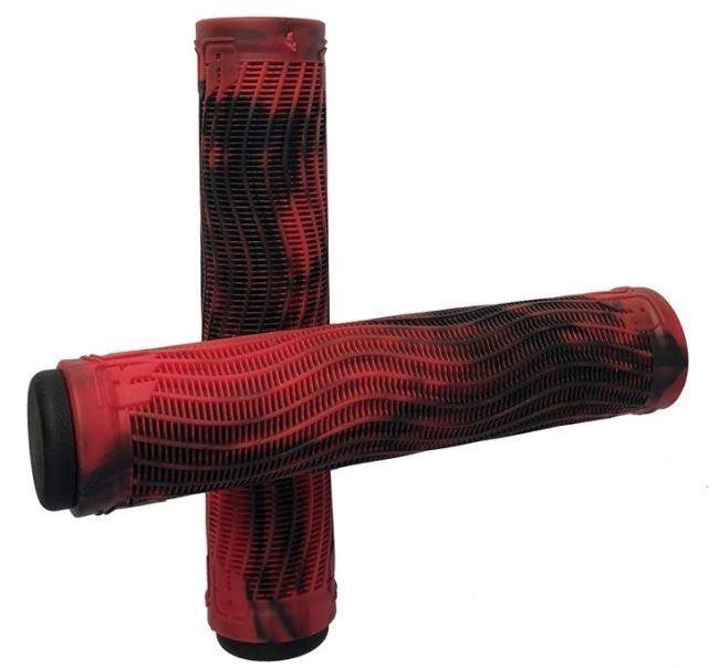 Raptor Slim Swirl Grips Red