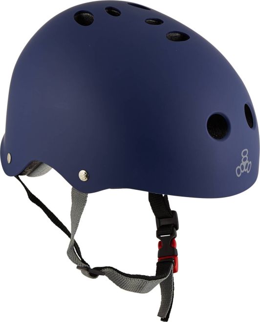 Triple Eight Certified Sweatsaver S-M Helmet Navy Rubber