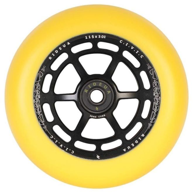 UrbanArtt Civic 115 x 30 x 30 Wheel Yellow Black