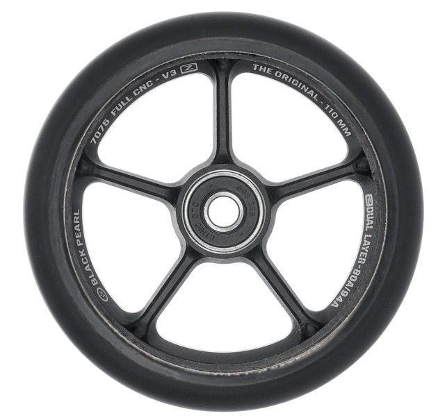 Black Pearl Original Double V3 110 Wheel Black