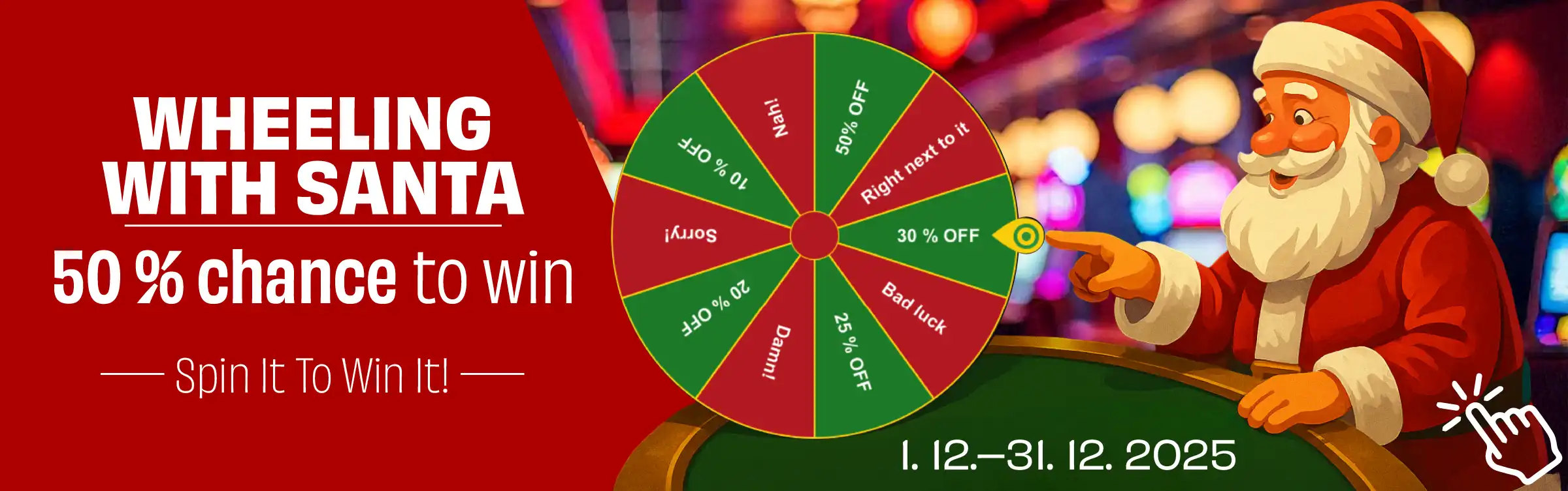 Santa Wheeling 2025